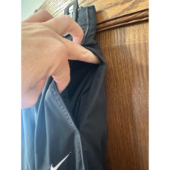 Nike The Athletic Dept. Track Pants Black Zipper Ankle Pockets Mens Small - Picture 5 of 8